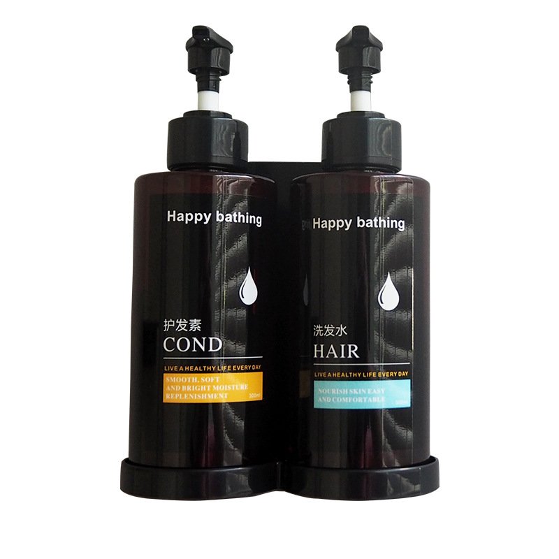 Hotel shower gel and shampoo dispenser
