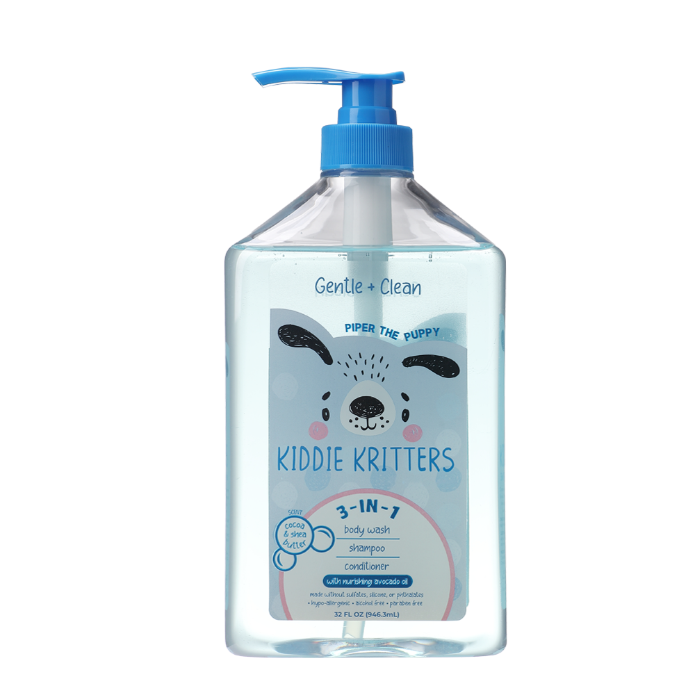 32oz Organic Baby 3 1 Body Wash Gentle Cocoa Shea Butter Baby Bath Shampoo and Baby Shower Gel