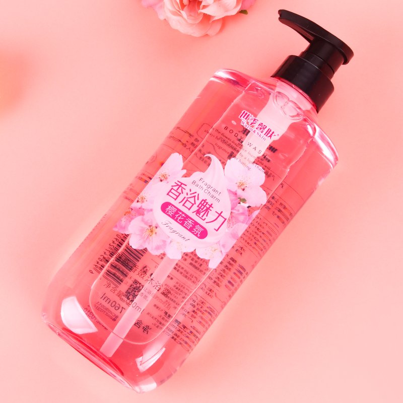 760ml lavender chamomile plant essence shower gel layer cleaning repair moisturizing oil control lasting fragrance shower gel
