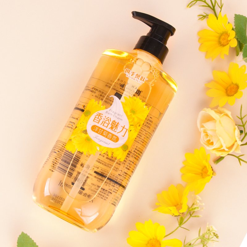760ml lavender chamomile plant essence shower gel layer cleaning repair moisturizing oil control lasting fragrance shower gel