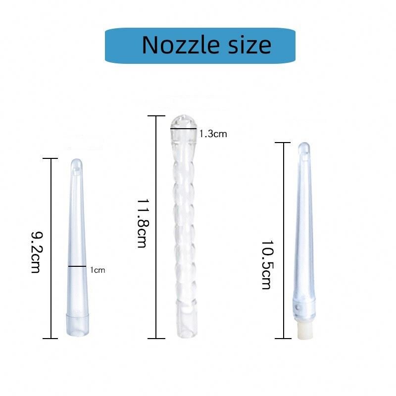 Enema Rectal Shower Cleaning System Enema Anal Cleaning Anal Plug Couple Sex Toy Silicone Gel Blue Ball For Anal Anus Colon