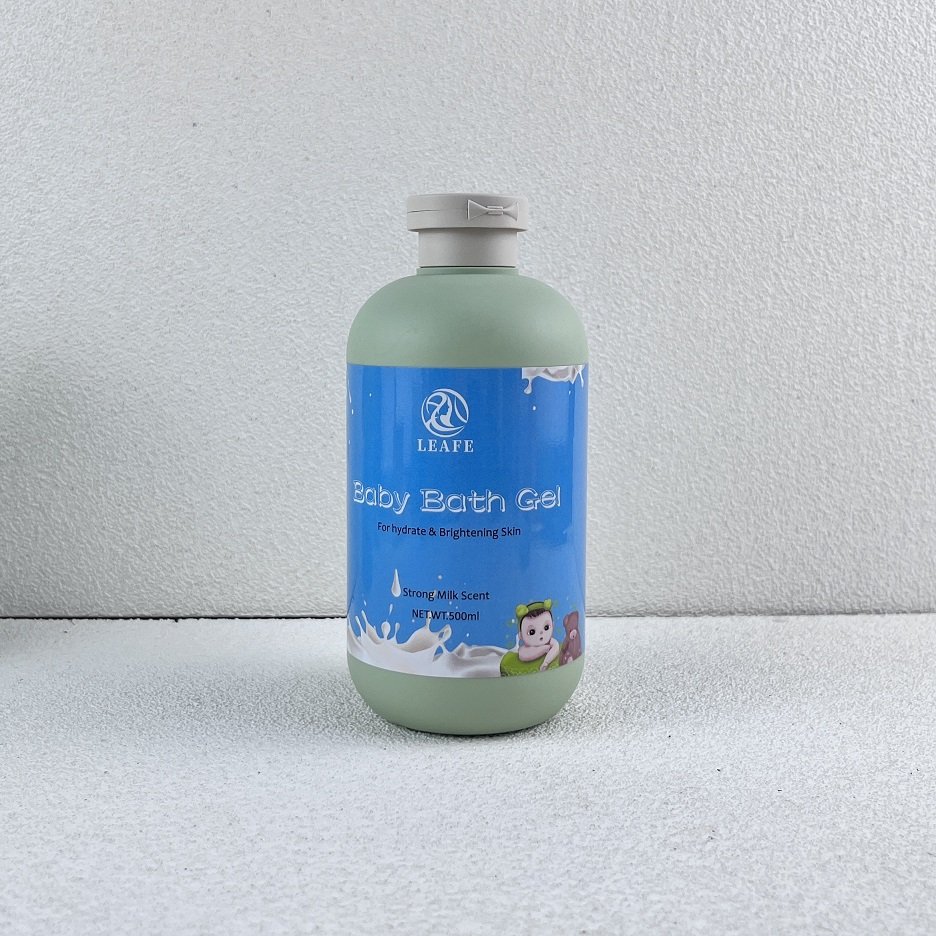Private Label Organic Vegan not irritating baby and child body lotion Skin Care Set body oil baby's 2 in1 shower gel shampoo