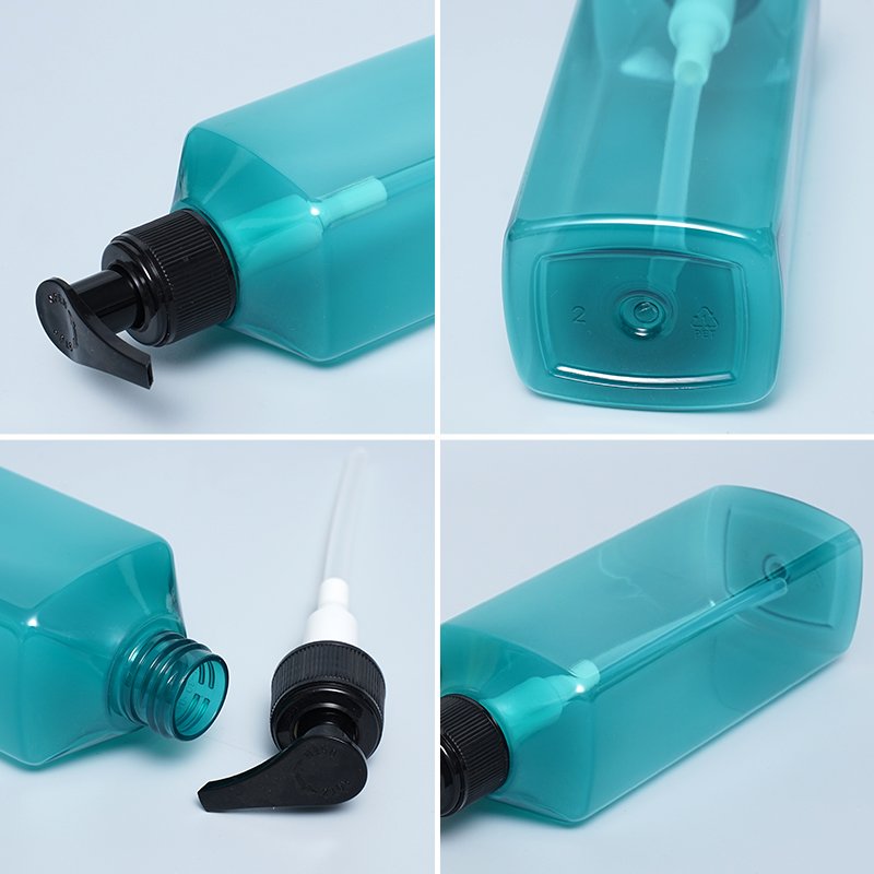 High quality 300ml cuscom color pet shampoo shower gel plastic bottles