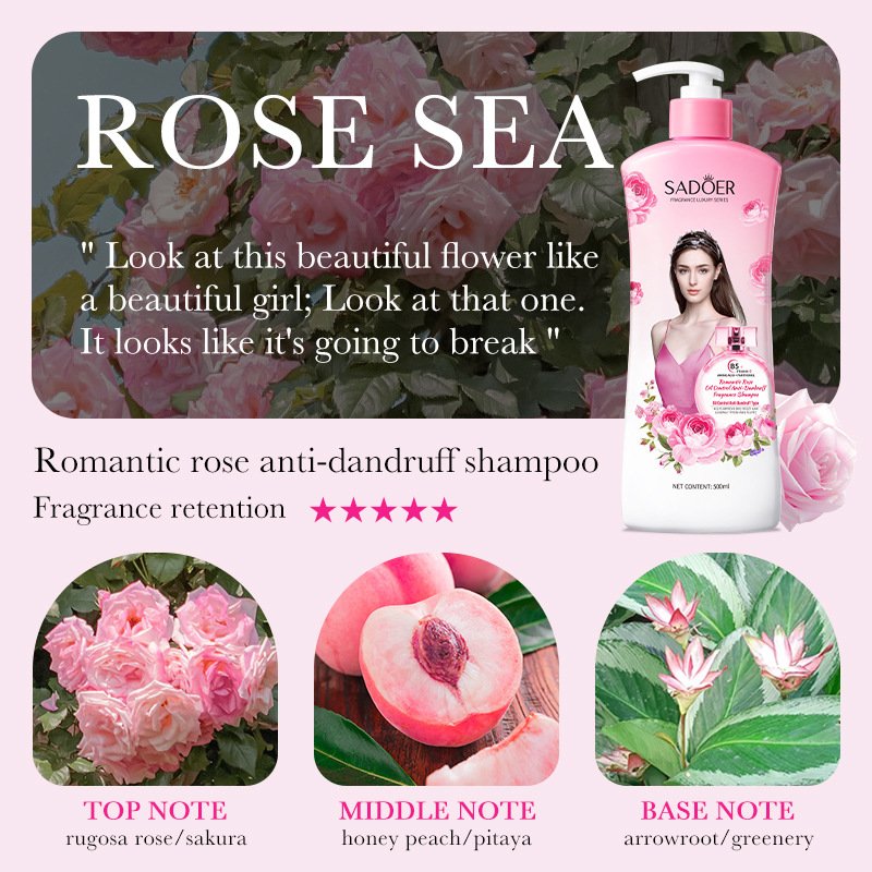Bathing Set Rose Fragrance Shampoo Lavender Body Wash