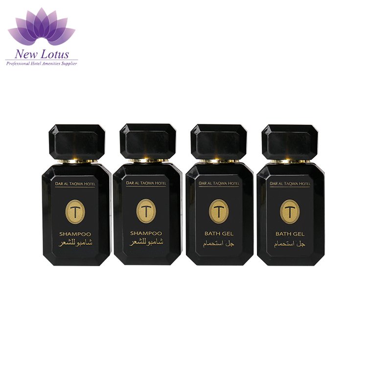Hot sale hotel/airline supplies mini shampoos conditioner shower gel in bottle packaging