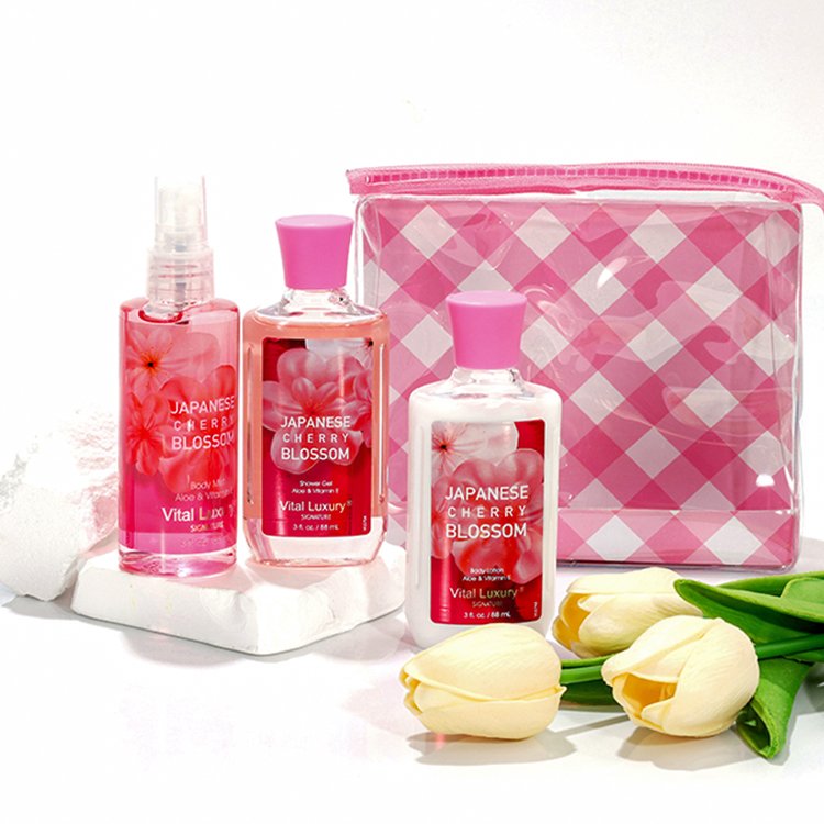 Lantern Travel size shower gel body moisturizer lotion bodi mist bath gift sets body care set products