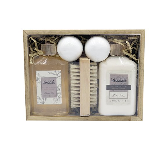 Natural Luxurious Body Spa Bathroom Aromatic Shower Gel Body Lotion bath bombs Bath Gift Sets