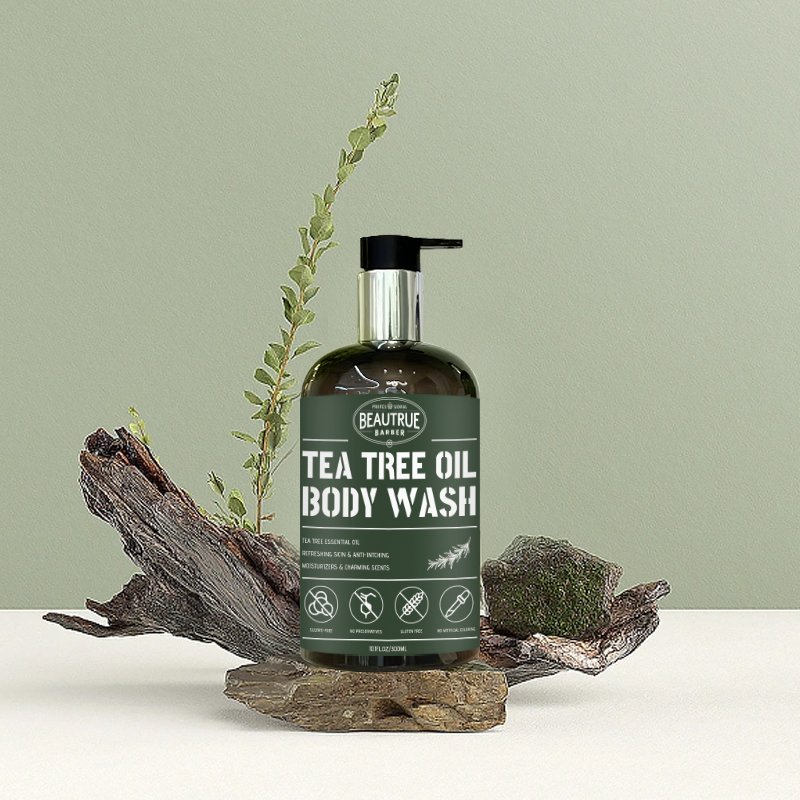 Mens Body Wash Tea Tree Oil Shower Gel Private Label Moisturizing Body Wash OEM Body Wash