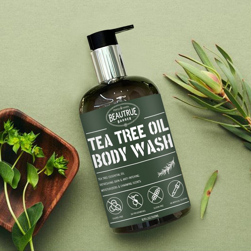 Mens Body Wash Tea Tree Oil Shower Gel Private Label Moisturizing Body Wash OEM Body Wash