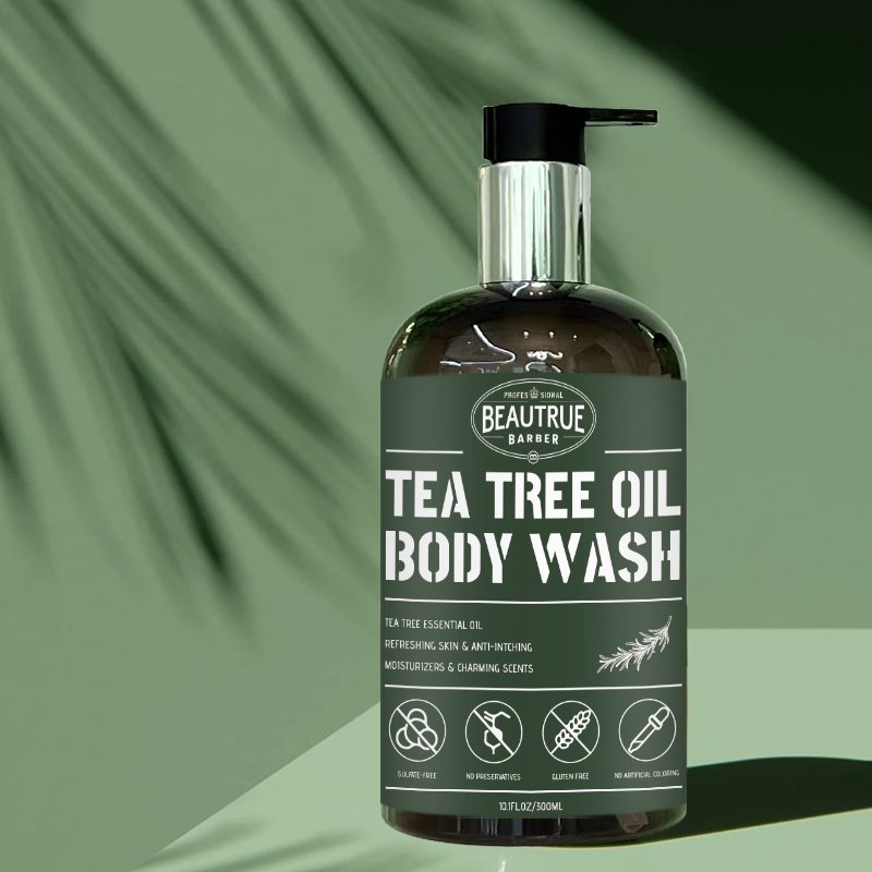 Mens Body Wash Tea Tree Oil Shower Gel Private Label Moisturizing Body Wash OEM Body Wash