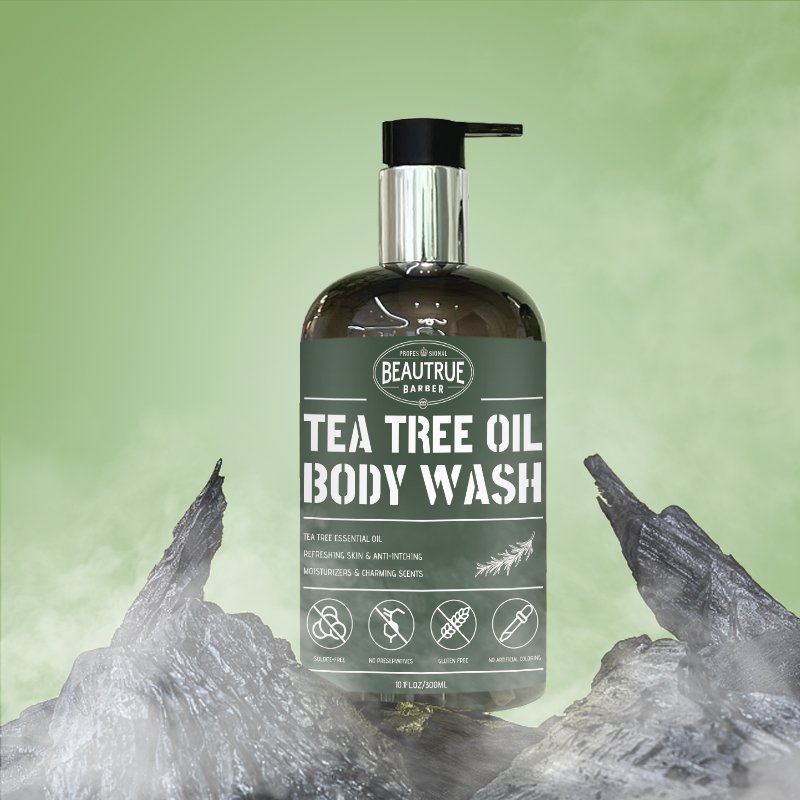 Mens Body Wash Tea Tree Oil Shower Gel Private Label Moisturizing Body Wash OEM Body Wash