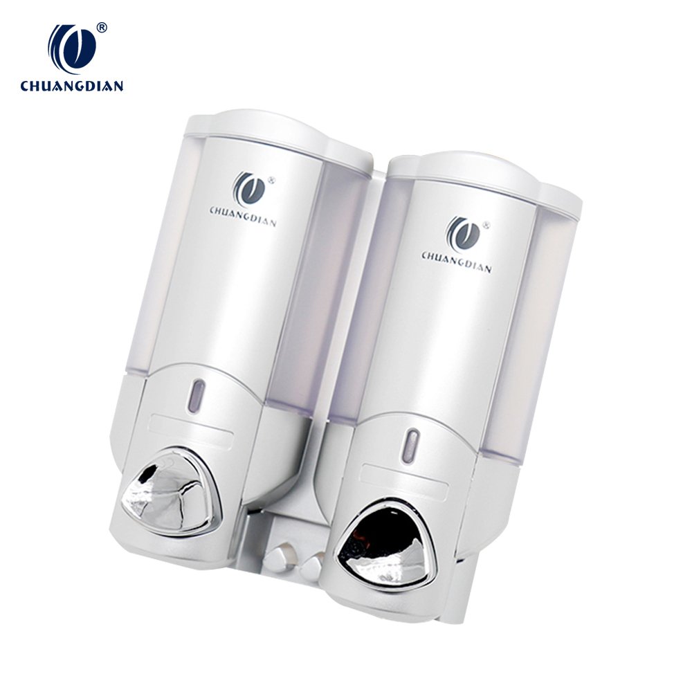 Chuangdian New 200ML*2 Bathroom manual hand gel dispenser