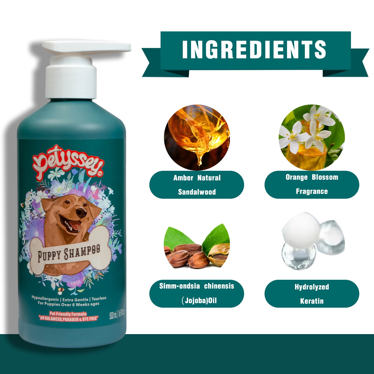 Pet Dog Cologne Private Label Dog Bathing Shower Gel Cleaning & Grooming Product Nourishing Puppy Shampoo