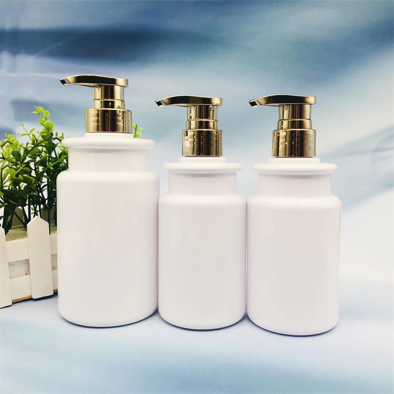Empty Amber Blue Black White PET 300ml500ml Shampoo shower gel Lotion Pump Bottles for shampoo and conditioner bottles hair care