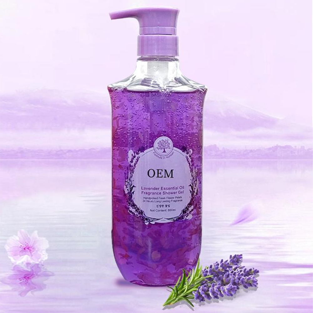 Petal Shower Gel Body Wash Whitening Soap Label Private Shampoo Hotel Supplies