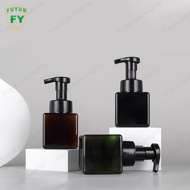 250ml 450ml 650ml PETG foaming hand soap shampoo bottle foam with pump empty shower gel bottle