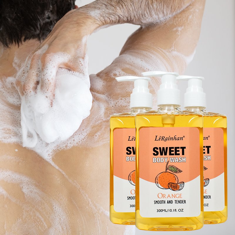 Best Selling Organic Body Care Skin Lightening Body Wash Flower Whitening Shower Gel