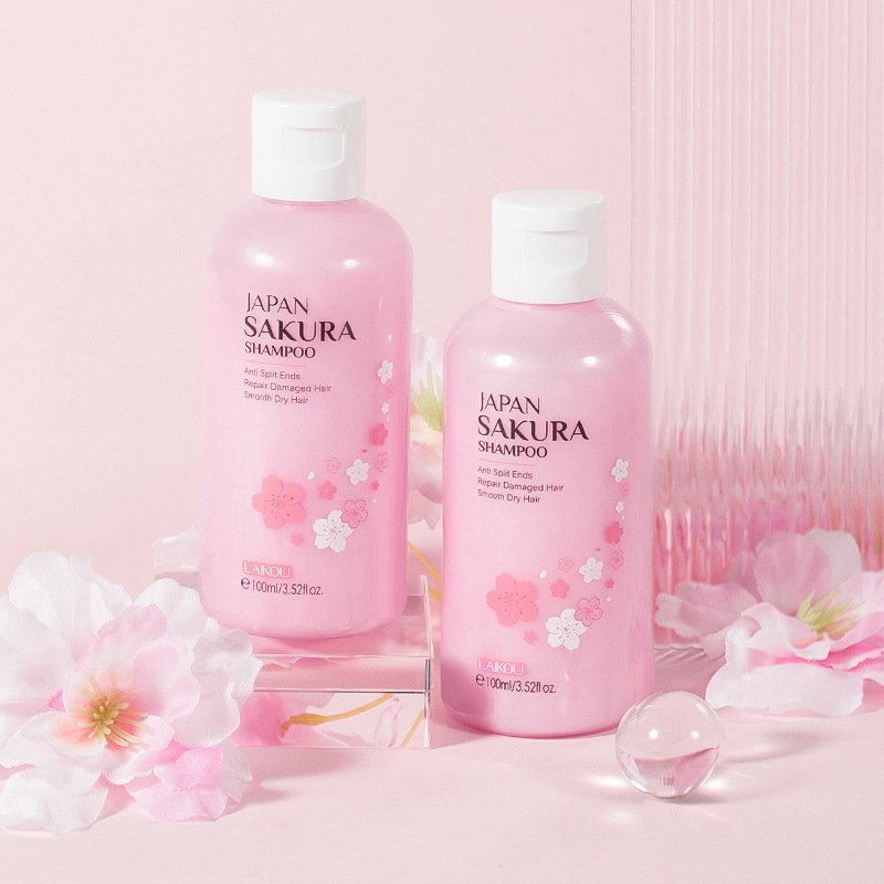 sakura Repair Damaged Hair skin body wash Whitening Bath Shower Gel Moisturizing Nourishing Anti Dandruff Oil Control Shampoos