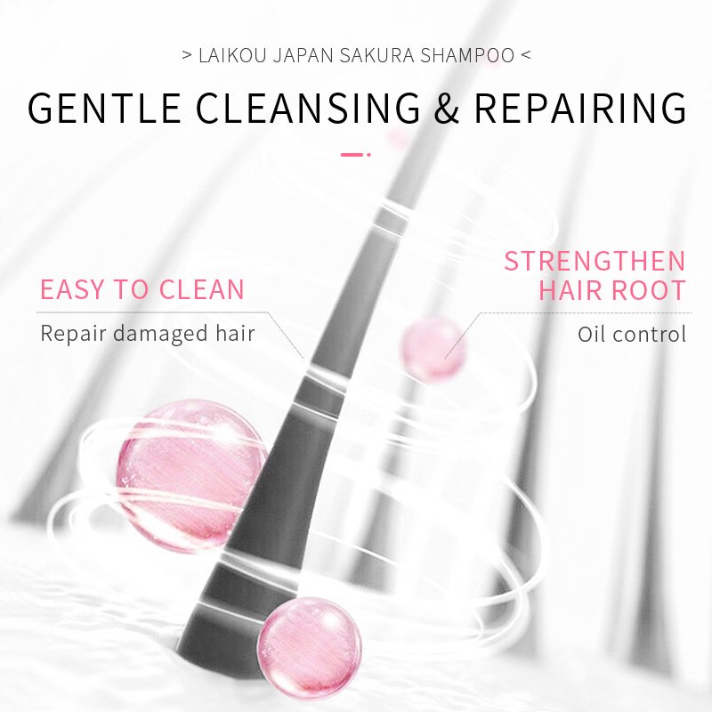 sakura Repair Damaged Hair skin body wash Whitening Bath Shower Gel Moisturizing Nourishing Anti Dandruff Oil Control Shampoos