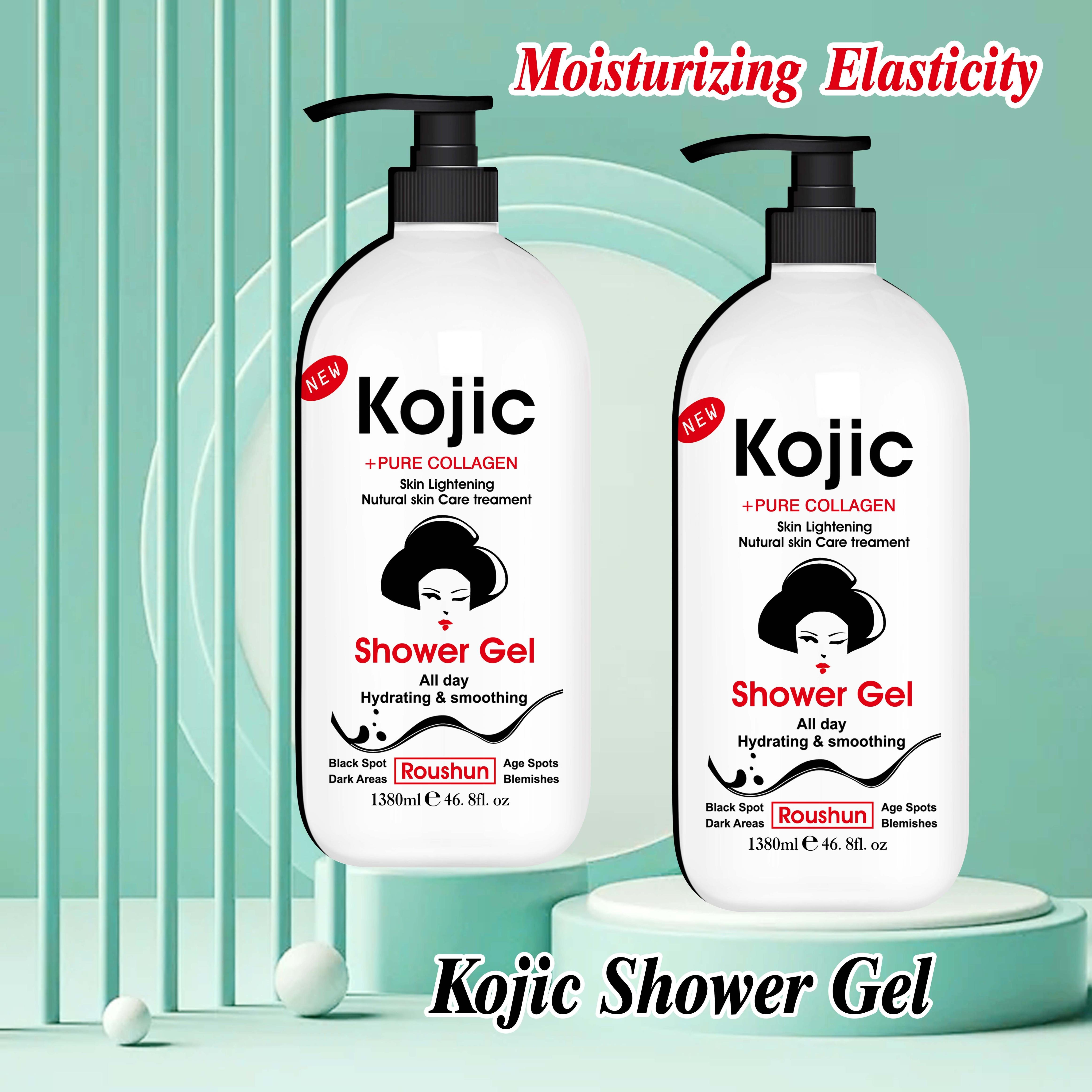 ROUSHUN Pure Collagen Skin Lightening Kojic Shower Gel