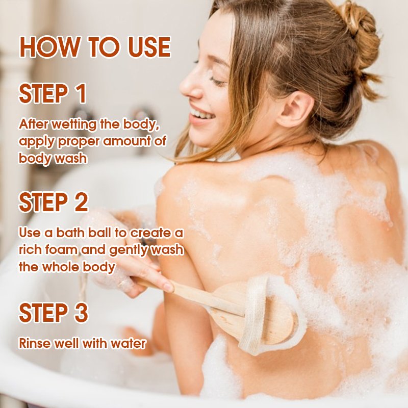 Unbranded Shower Gel Cruelty-free Skin Revitalizer Bleaching and Hyaluronic acid Carrot Skin Lightening Shower Gel Custom