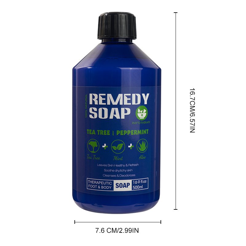 Private Label Body Care Products Body Wash Healing Cleansing Soap Tea Tree Oil Nourishing OEM Shower Gel For Soothes Itchy Skin