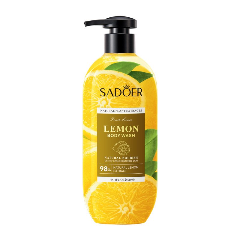 Wholesale 400ml Body Wash Skin Care Products Bath Cleaner Organic Coconut Avocado Moisturizing Fruit Shower Gel
