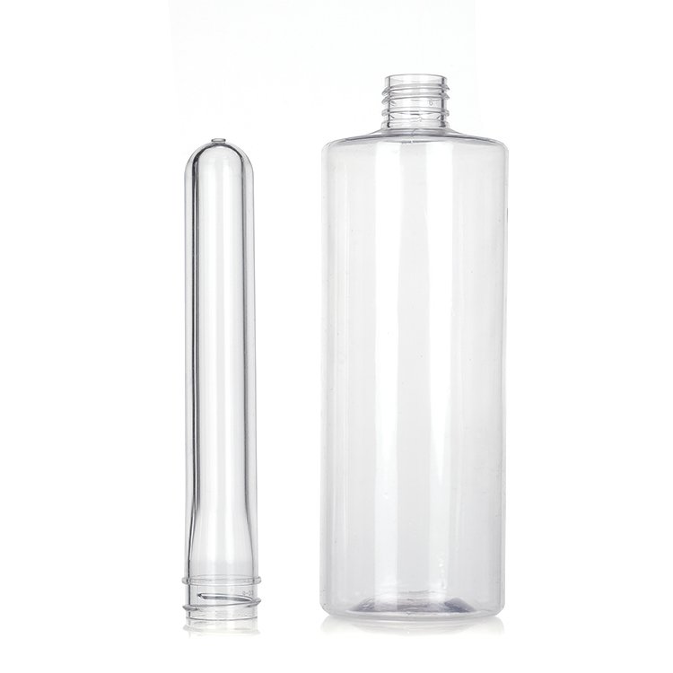 Lotion Dish Soap Hand Wash Hanging Shower Gel preform Shampoo Pet Empty Clear 500Ml Plastic preform