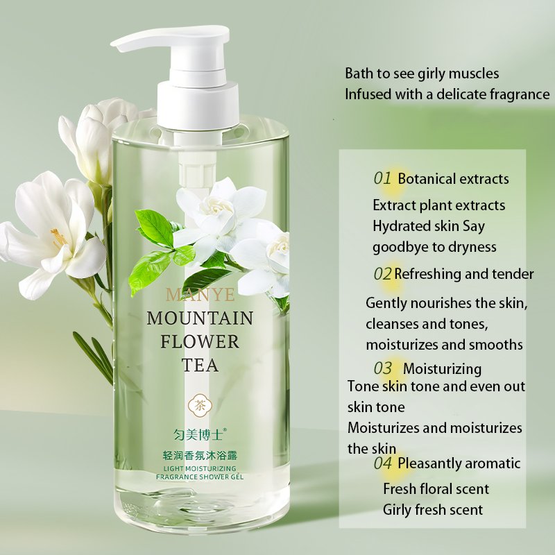 High quality bath set fresh clean lasting fragrance light moisturizing fragrance shampoo shower gel
