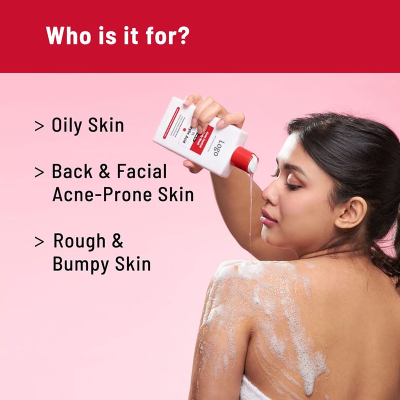 Wholesale SLS And Paraben Free Anti Eczema Moisturizing Shower Gel Remove Dead Skin Salicylic Acid Body Wash