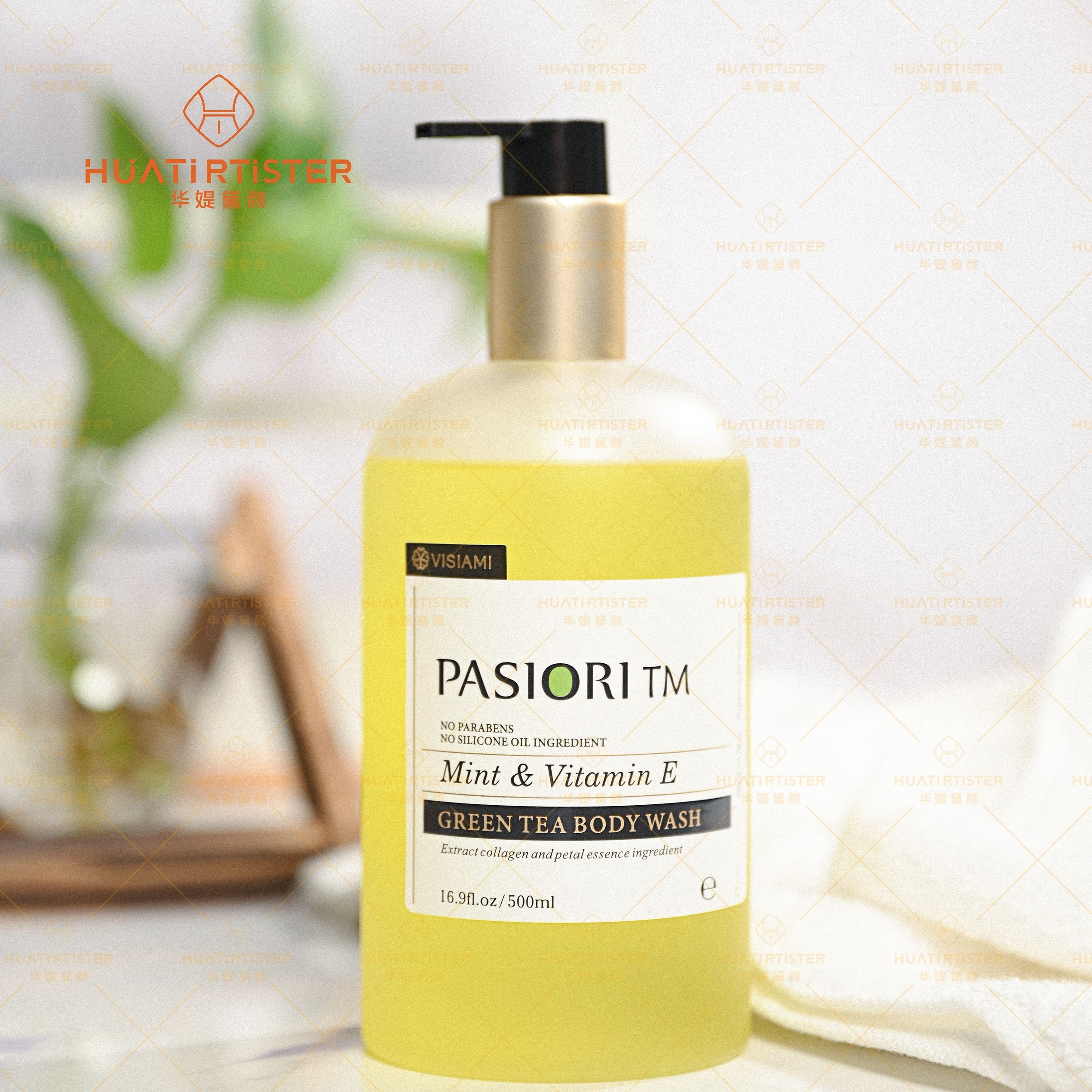 Huati Sifuli RubioAroma Luxury Skin Care Perfumed Shower Gel Lightening Organic Strong Whitening Bath Body Wash