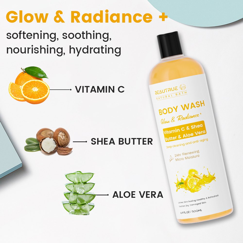 Private Label 500ml Organic Natural Fragrance Rose Water Body Wash Shower For Men And Women Cleaning Nourishing Smooth Body Bath