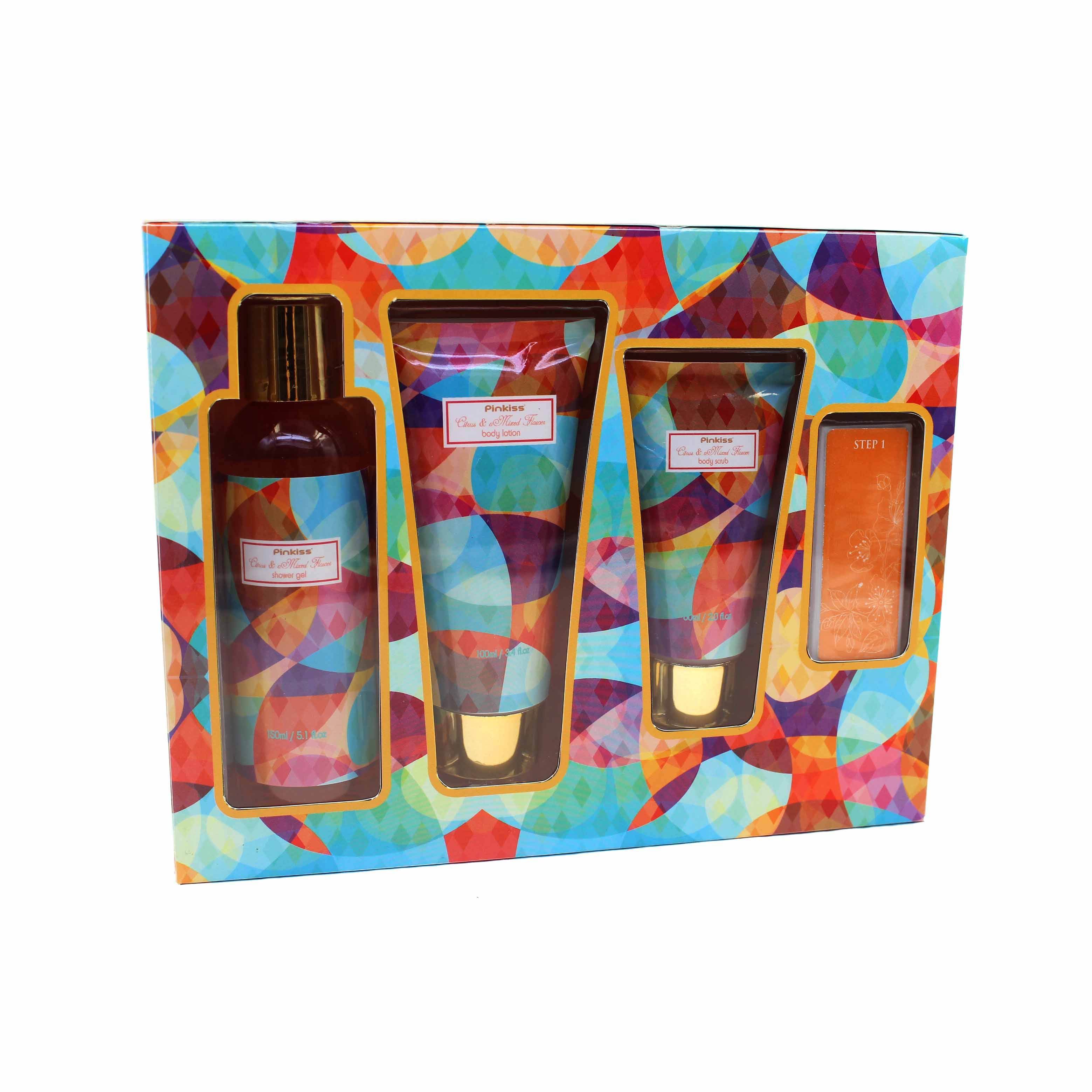 Wholesale OEM&ODM Body Care Cleansing Moisturizing Shower Gel Body Lotion Plant fragrance Essence travel bath spa gift sets