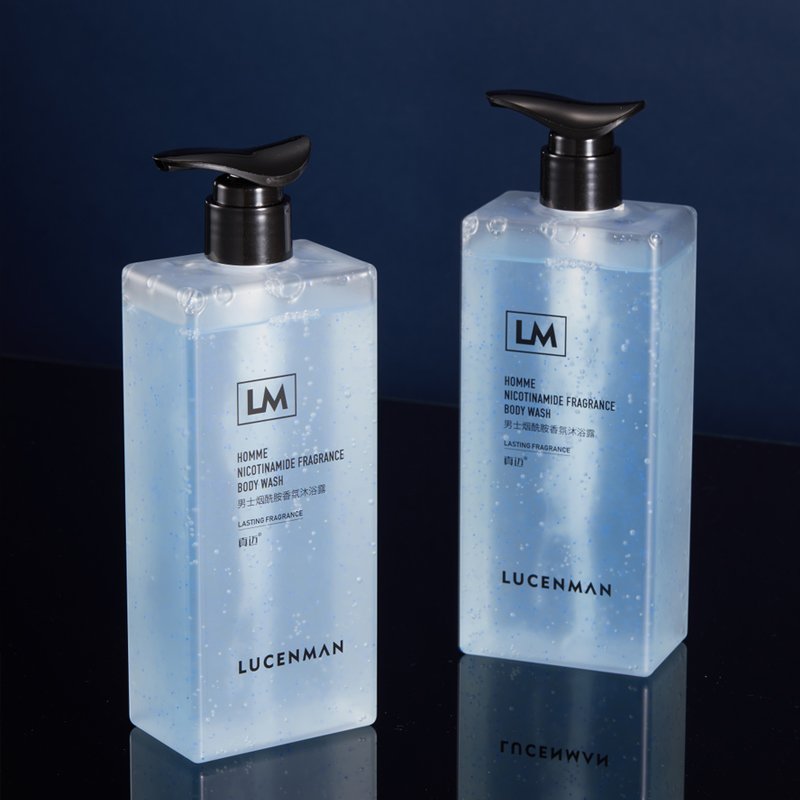 Private Label Men's Bath Supplier Lightening Niacinamide Shower Gel Men Body Wash