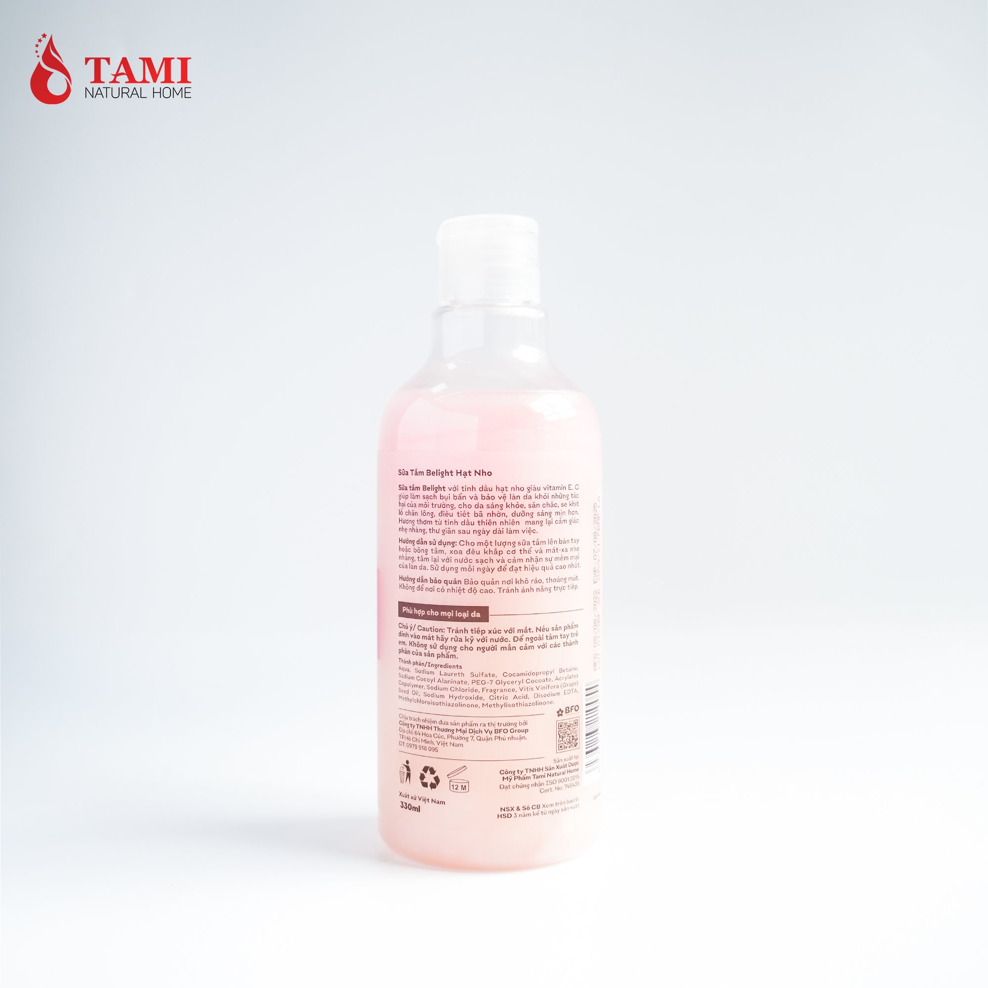 Refreshing Whitening Body Wash All Skin Types Belight - Grape Seed Oil Shower Gel Bath Supplies From Vietnam
