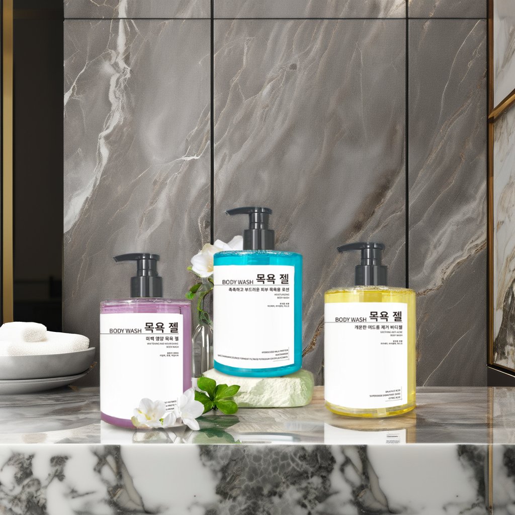 Anti Acne Pimples Family Combo Shower Gel Body Wash Health Care Deep Cleanse Moisture And Nice Perfume Bath Gel