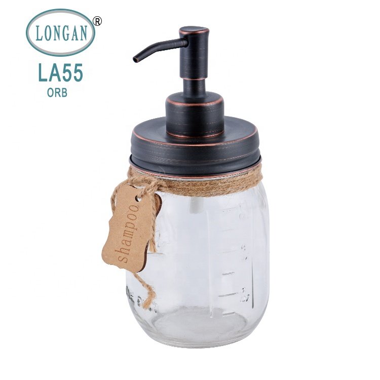 Refillable Clear Glass Soap Airless Pump Lotion Bottle Matte Glass Cosmetic Shower Gel Bottle For Body Wash Cleaning