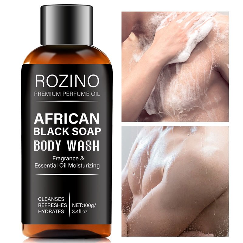 African black soap for men's shower gel long-lasting fragrance removal shower gel