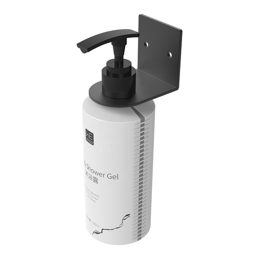 Stainless Steel Shampoo and Conditioner Bottle Holder Wall-Mounted Bathroom Storage Rack Perfect for Shower Gel Bottles