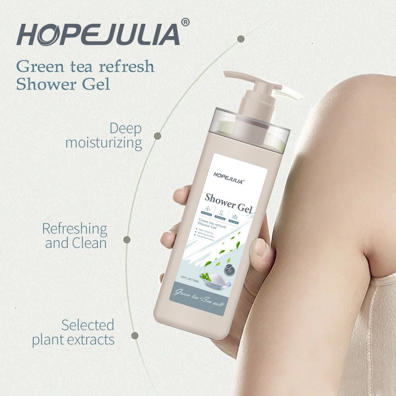 Factory Private Label Selected Plant Extracts Deep Moisturizing Refreshing and Cleaning Daily Care Bath Body Wash Shower Gel