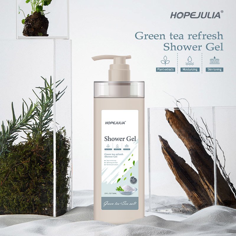 Factory Private Label Selected Plant Extracts Deep Moisturizing Refreshing and Cleaning Daily Care Bath Body Wash Shower Gel