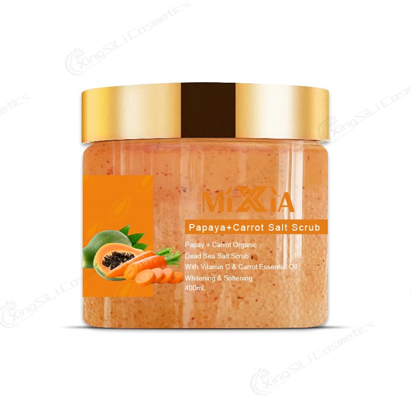 Adults' Strawberry Shea Sugar Exfoliating Hydrating Body Scrub 400ml Deep Cleansing Milk Moisturizing Gel Anti-Wrinkle Face