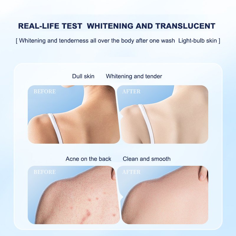 Shower Gel Body Wash Brightening Exfoliating Smoothing Gentle Cleansing Moisturizing Whitening Women Men 500ml Shower Gel