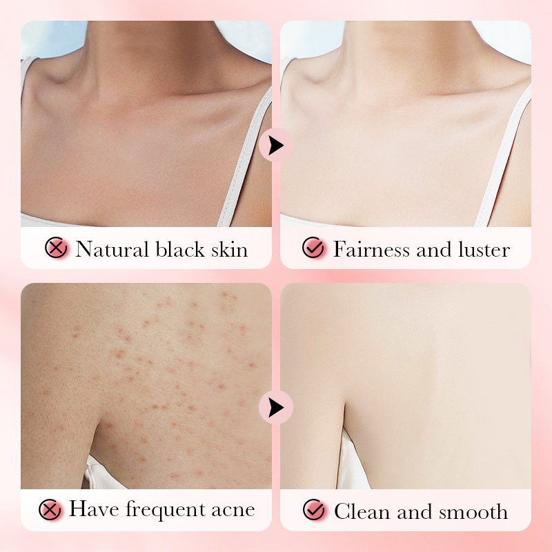 OEM SADOER Organic Fruit Vitamin C Brightening Body Wash Wholesale Exfoliating Whitening Refreshing Skin Body Care Shower Gel