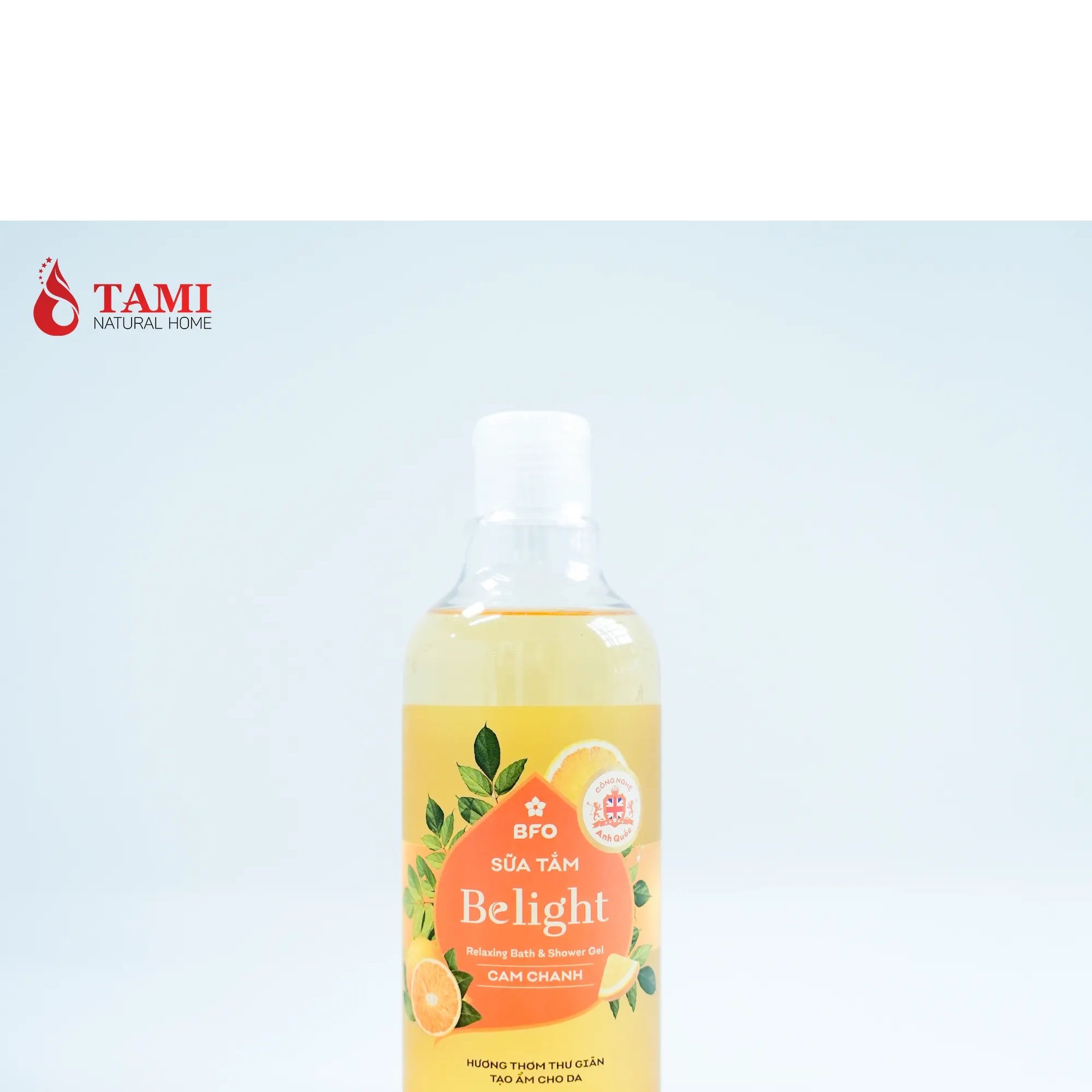 Regular Sizes 750g / 400g Body Wash Premium Liquid Form Belight - Orange & Lemon Shower Gel with 3 years Shelf Life From Vietnam