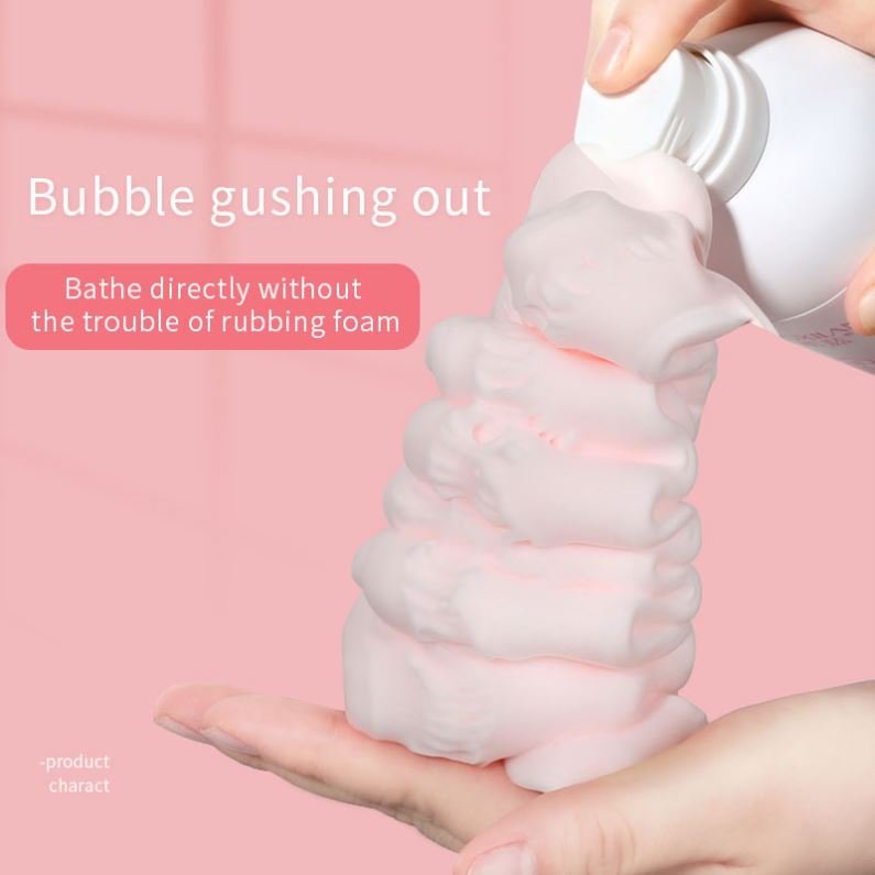 Bath Shower Cream Body Wash Rose-Scented Amino Acid Moisturizing Lightening Mousse Whitening Bubble Shower