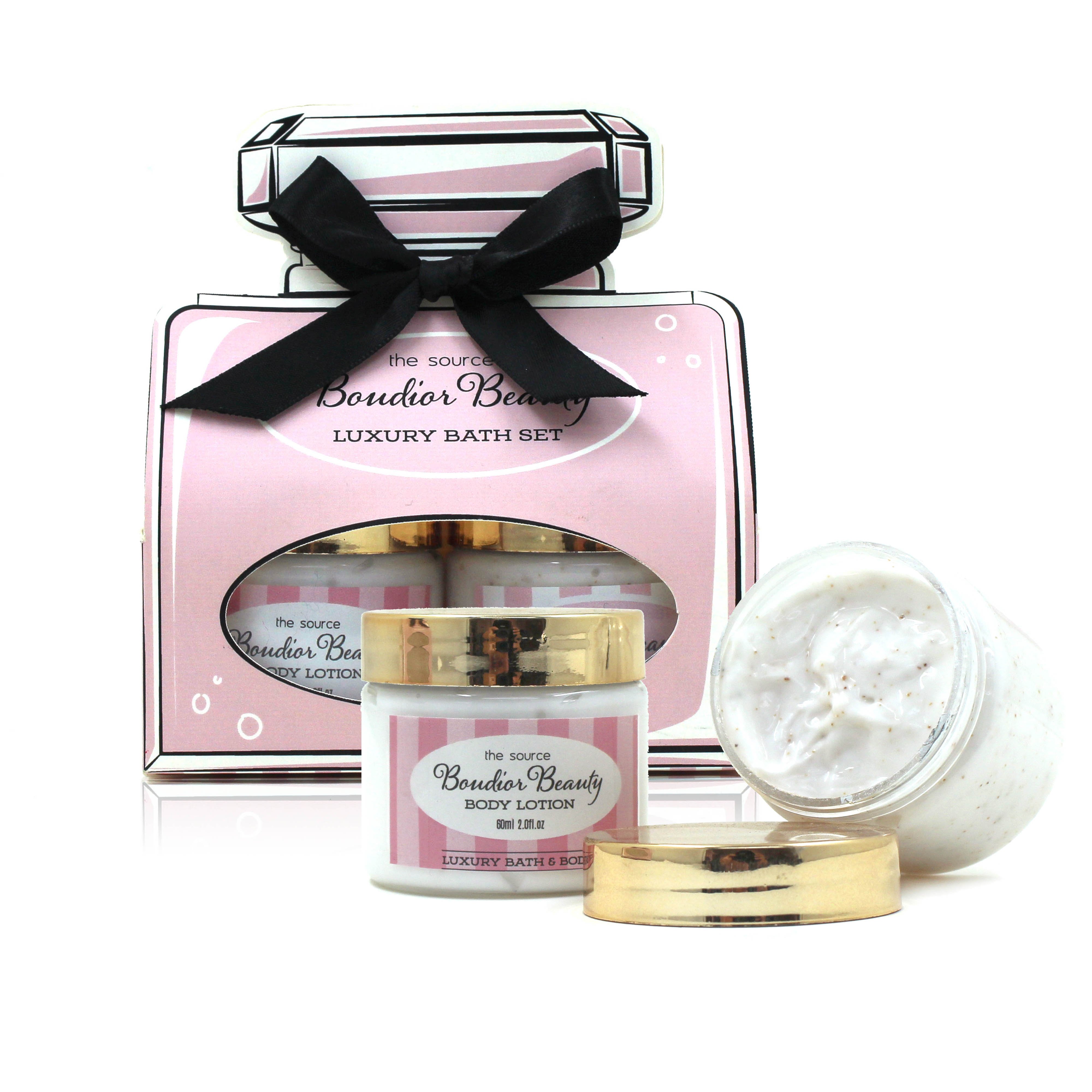 Customized Private Label Bath & Body Care In Gift Box 80ml Body Lotion And 80ml Body Scrub For Women and Girl