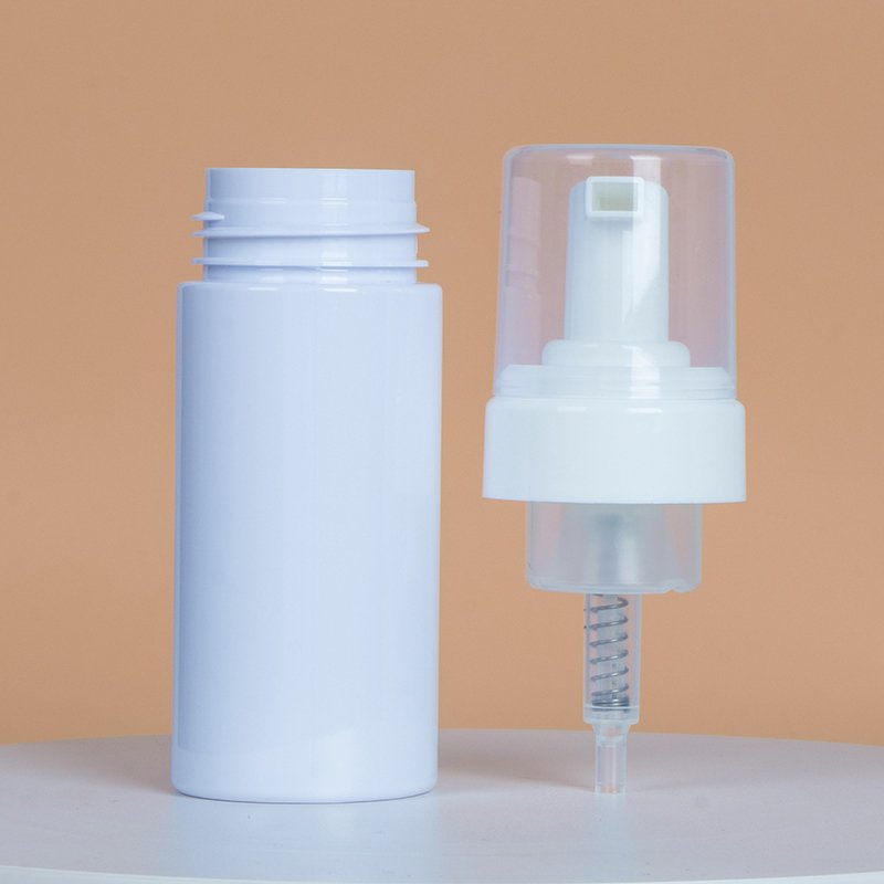 foaming bottle 100ml 120ml 150ml 200mlPET cosmetic liquid soap dispenser with foam pump bottle