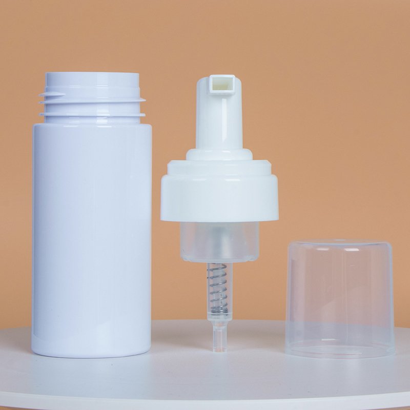 foaming bottle 100ml 120ml 150ml 200mlPET cosmetic liquid soap dispenser with foam pump bottle