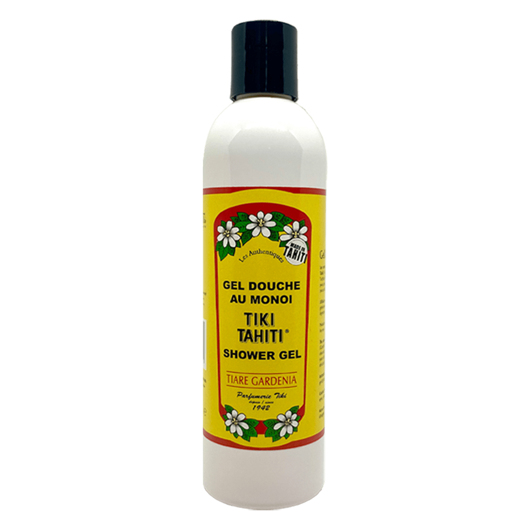Wholesale natural Gardenia Shower Gel enriched with Monoi Perfumed Oil Vegan Nourishing Body Wash Product Made in Tahiti 250ml